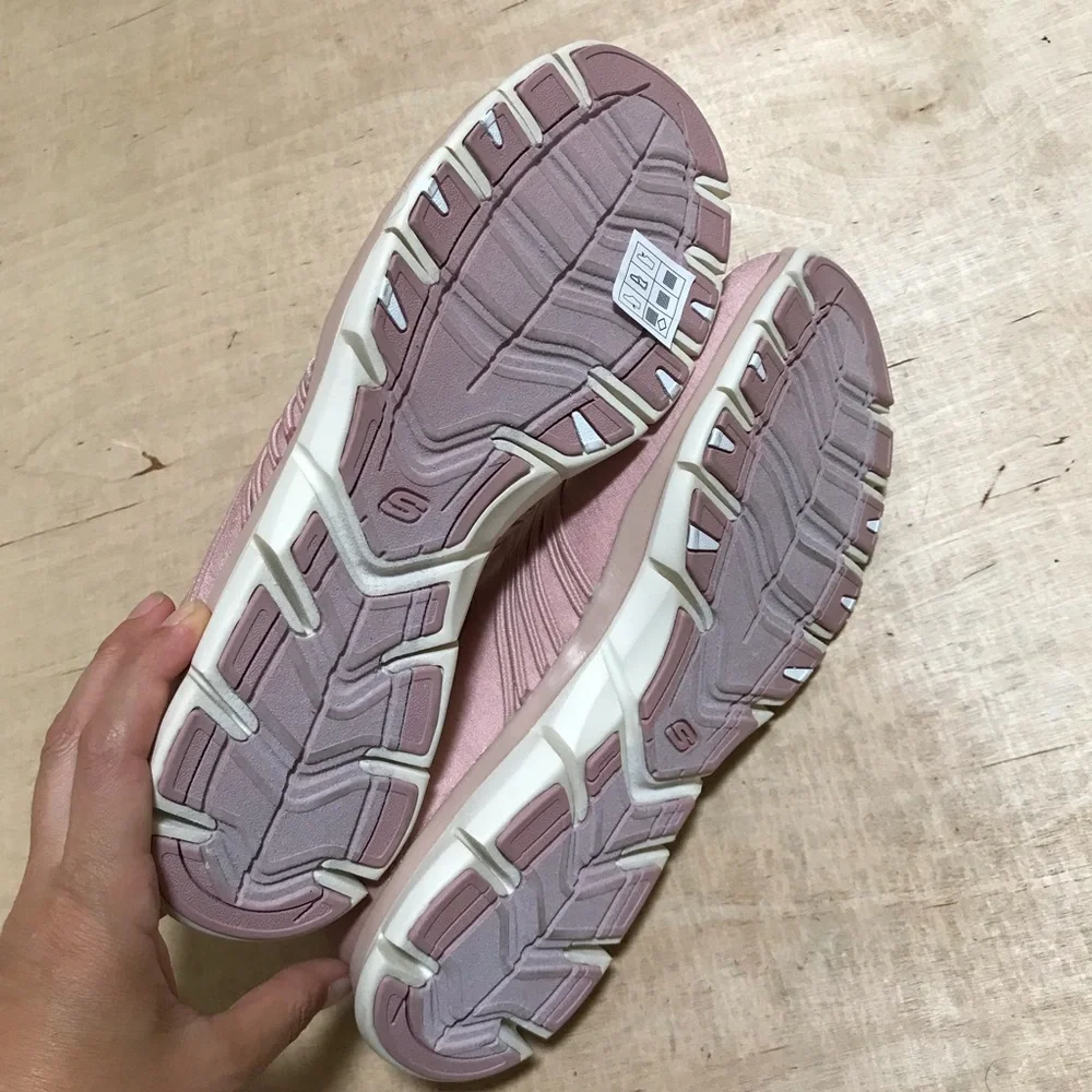 Skechers Memory Foam Ros Pink Slide On size 9